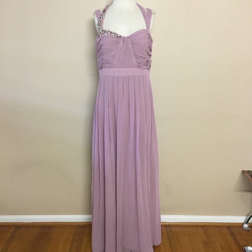 Adrianna Papell Mauve Prom Dress